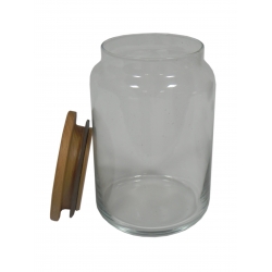 Słoik  700 ml z drewnianym wieczkiem